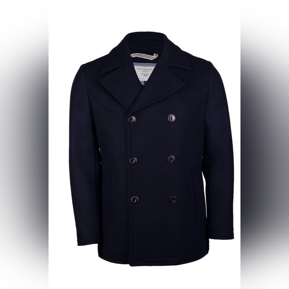Men's Double Breasted Wool Coat